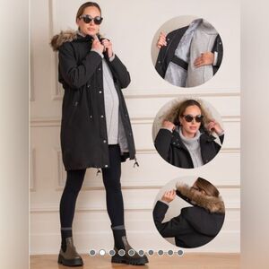 Seraphine 3 in One Hooded Parka Jacket NWT Size 20 read description